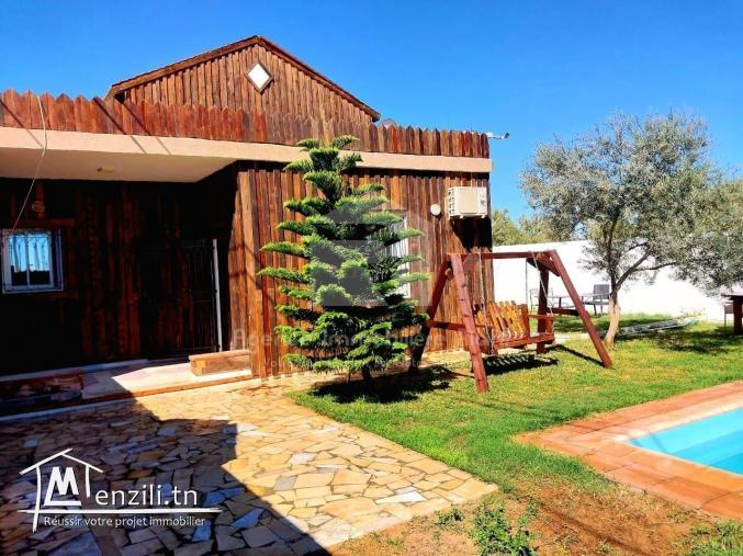 À LOUER (Courte Durée) | Coquette Villa S+2 avec piscine et jardin - Soviva – Kantaoui