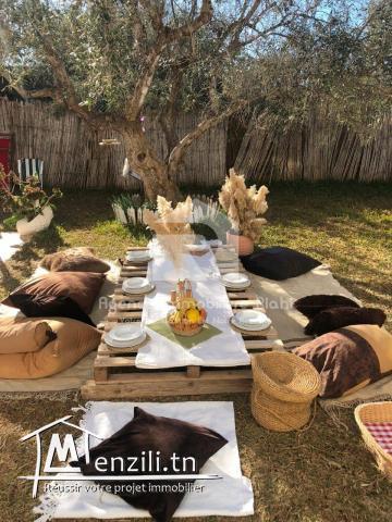 À LOUER | Villa S+4 avec Piscine – Tantana – Chatt Meriem, Sousse