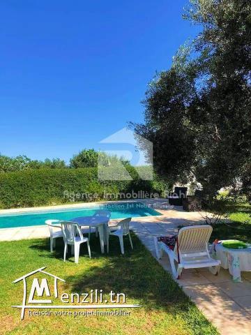 À LOUER (Court Durée) | Villa S+4 avec Grand Jardin – Tantana, Chatt Meriem