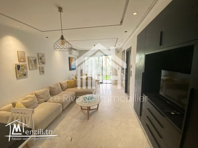 un appartement S1 meublé avec jardin