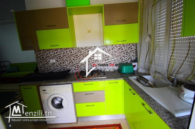 à louer appartement s+1 pour toute l’année à baghdedi