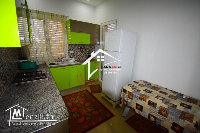 à louer appartement s+1 pour toute l’année à baghdedi