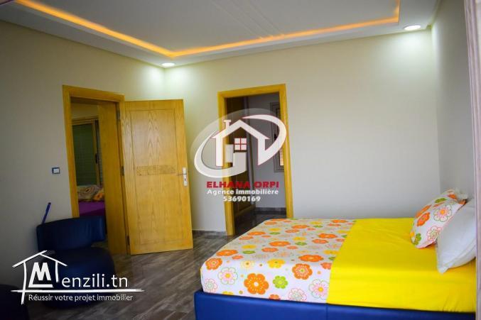 château front de mer 1ère étage pour vacance à rejiche mahdia