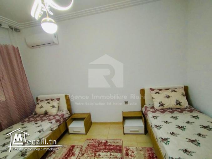 À LOUER (Courte Durée) – Appartement S+2 Meublé à Palm Lake Resort – Folla, Monastir