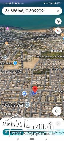 A louer 1ier etage maison a la marsa