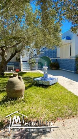 À LOUER (Courte Durée) | Villa S+3 avec Piscine & Jacuzzi | Akouda – Campagne de Sousse