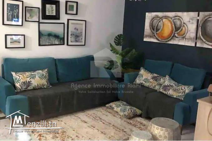 À LOUER (PAR JOUR) – Appartement S+1 Meublé | Khzema Est, Zone Touristique