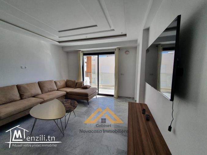 À louer – Appartement S+2 Meublé avec Parking & Cellier – Confort garanti !