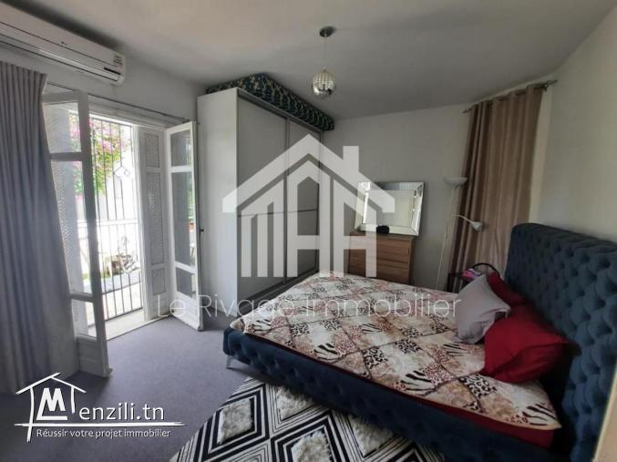 une villa s3 avec jardin à la marsa