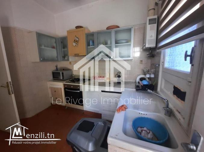 une villa s3 avec jardin à la marsa