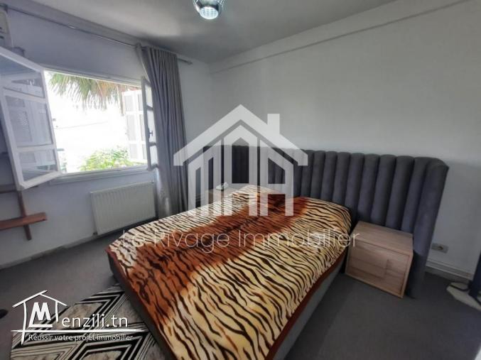 une villa s3 avec jardin à la marsa