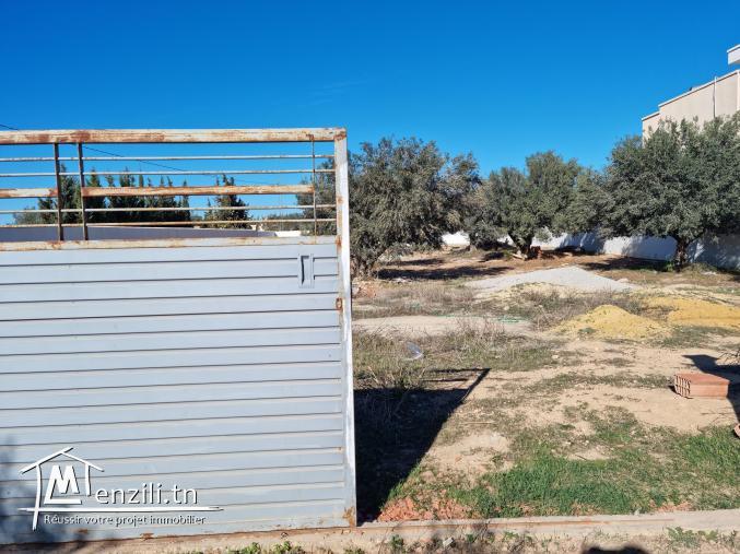 Terrain a vendre  de  1000m2 a Yasmine Hammamet.