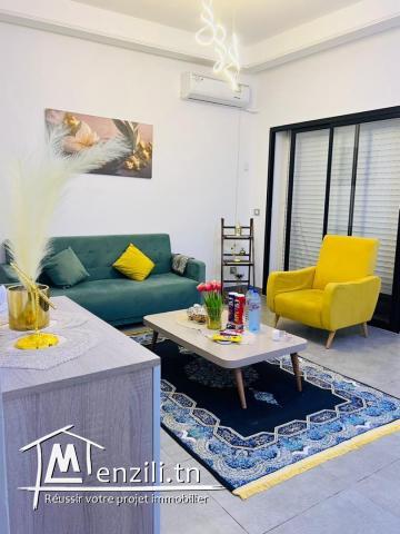 À LOUER – APPARTEMENT S+3 HAUT STANDING – JARDINS DE CARTHAGE