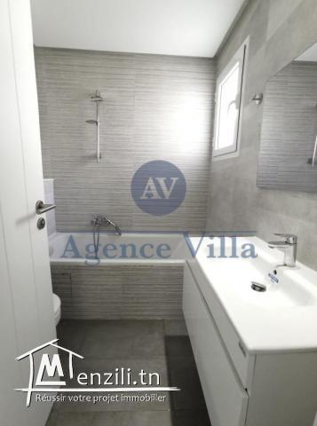 un appartement s2 à la soukra avec jardin