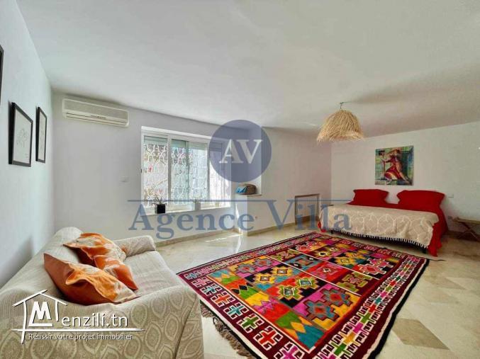 un réez de chaussée de villa à gammarth