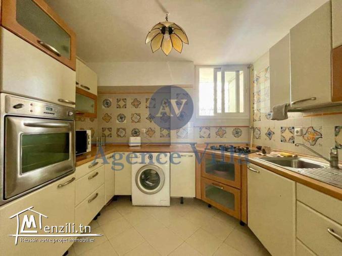 un réez de chaussée de villa à gammarth