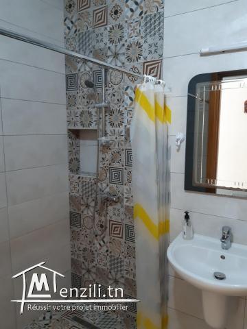 Appartement neuf Meublé étage villa Salon plus 2 chambres+WI-FI internet avec garage pour voiture