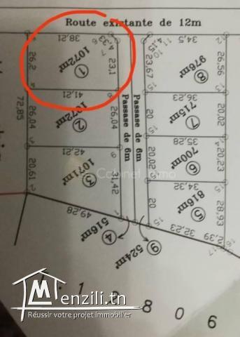 Vente Terrain à Cebalet Ben Ammar