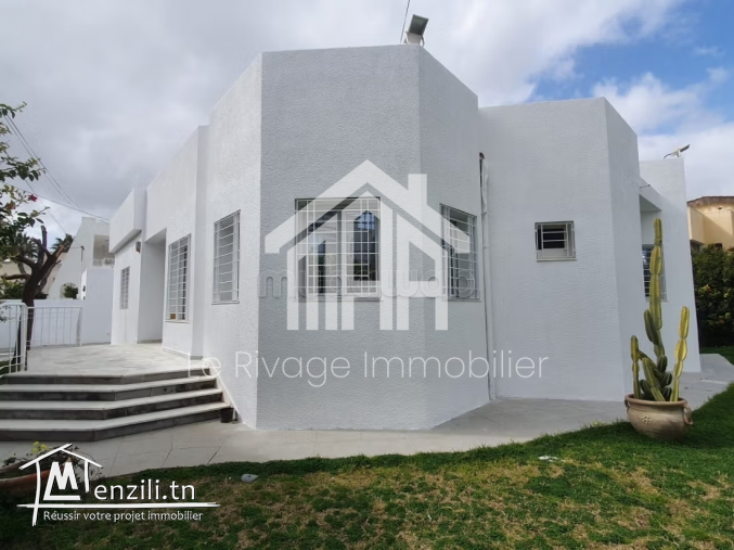 une villa S4 avec vue mer  à la marsa