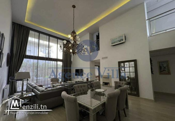 un triplex s3 à la soukra avec jardin