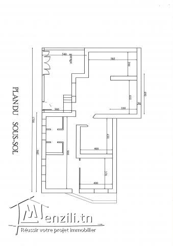 Maison à vendre à Hammam-Sousse – 275 m² sur 2 niveaux