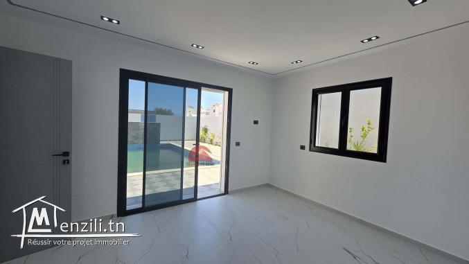 Villa neuve avec titre bleu à Tezdaine Djerba ZA