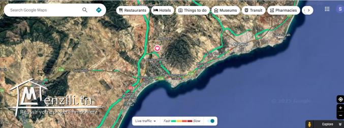 Terrain Cloturé A Bir Bouregba A louer
