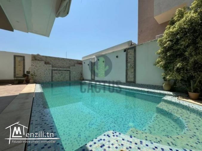 À vendre  Villa  S4 avec piscine à Jinéne Beni Khiar.