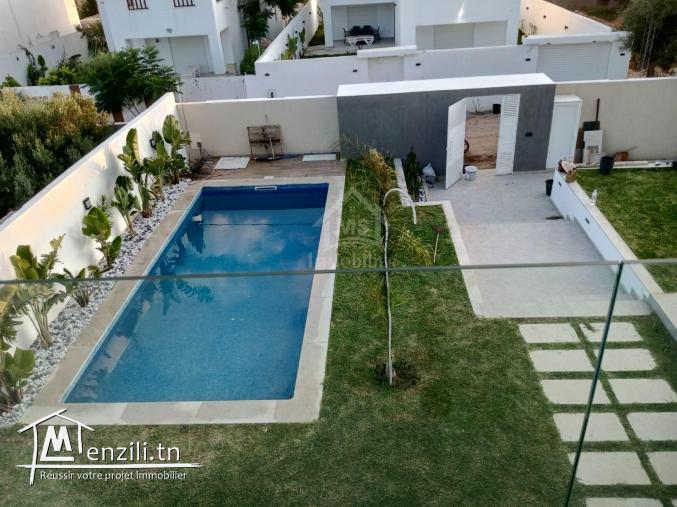 Villa S+5 toute neuve avec piscine à vendre à Hammamet Sud 51355351