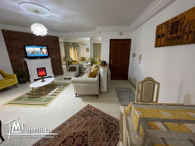 A louer S+2 richement meublé à l'Aouina