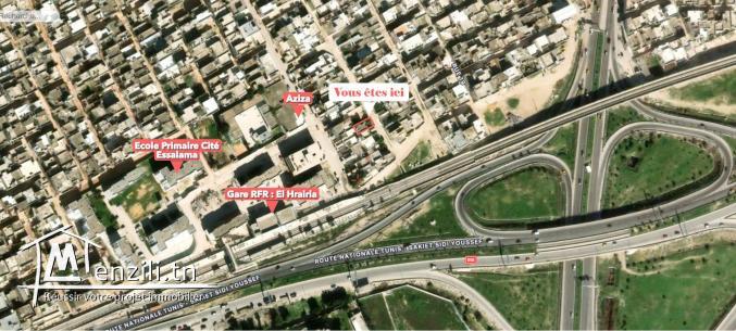 Grande maison familiale à vendre – Cité Essalama – El Hrairia (Tunis)