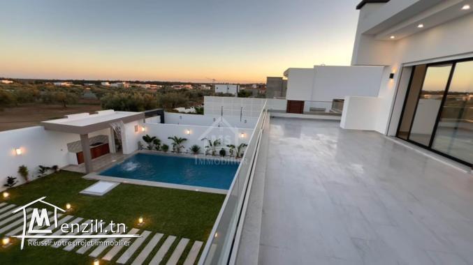 Villa S+4 toute neuve avec piscine à vendre à Hammamet Sud 51355351