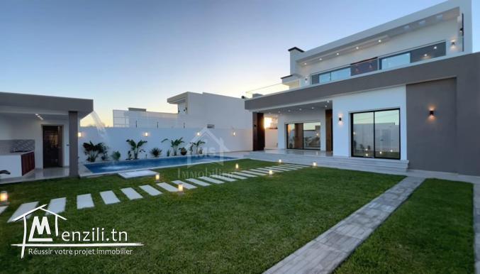 Villa S+4 toute neuve avec piscine à vendre à Hammamet Sud 51355351