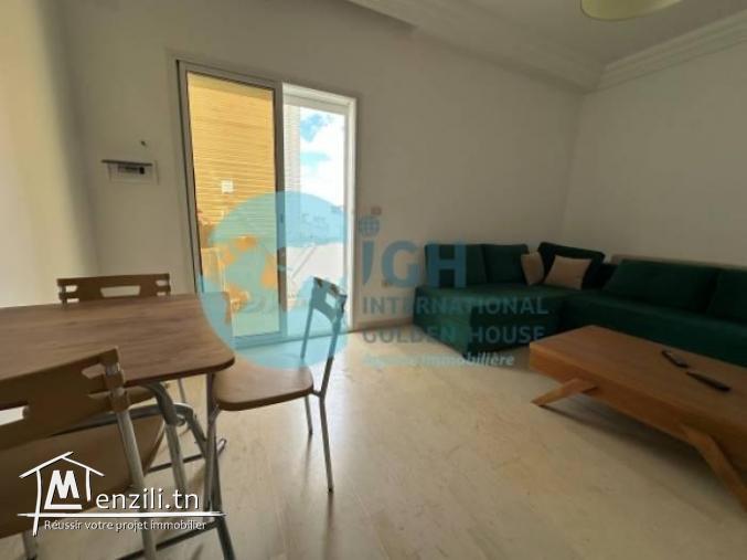 À Louer – Appartement S1 Meublé Haut Standing avec Grande Terrasse – Hammam Sousse