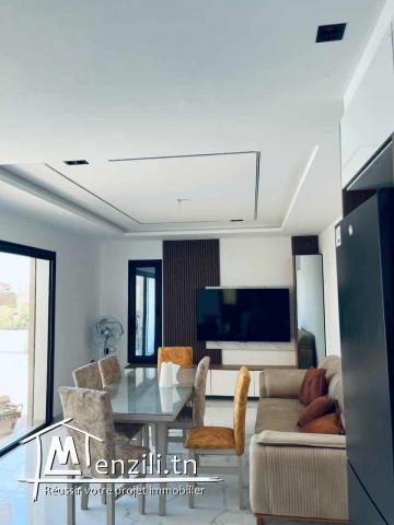 superbe duplex meublé situé à Dar Allouch Hammam El Ghzez