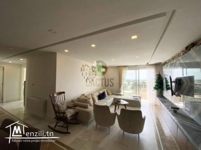 Location annuelle  S2 meublé Vue De Mer à  Jasmin Nabeul.