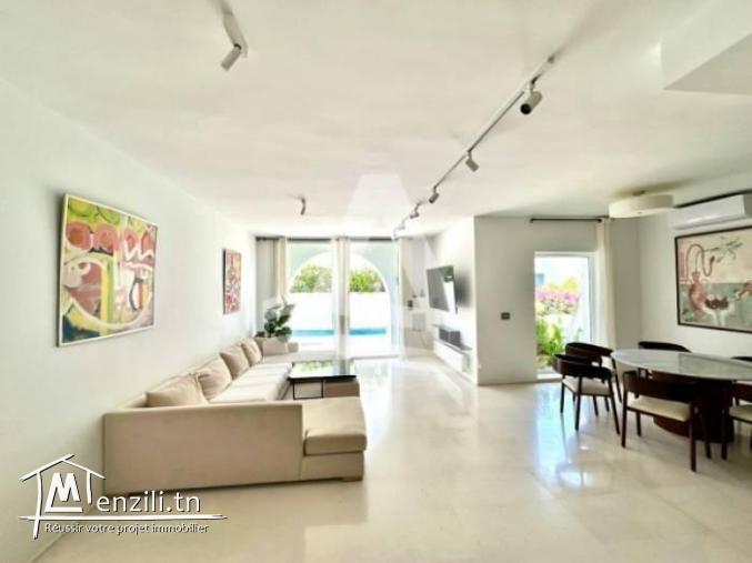 A louer une villa rénovée a Gammarth