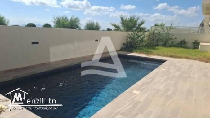 Location s2 avec piscine et jardin  à gammarth