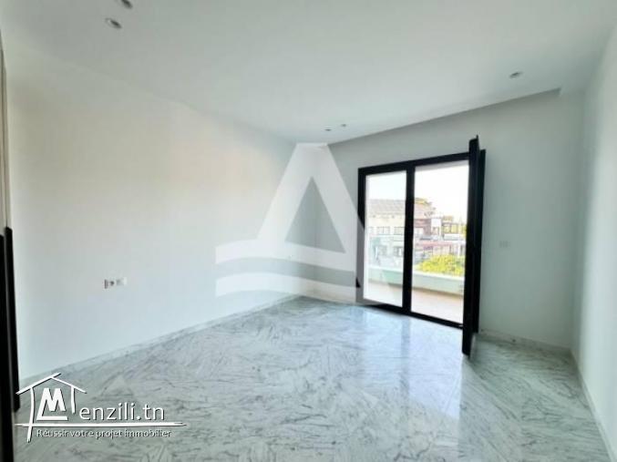 A louer S3 avec terrasse jamais habité à la Marsa - vue mer