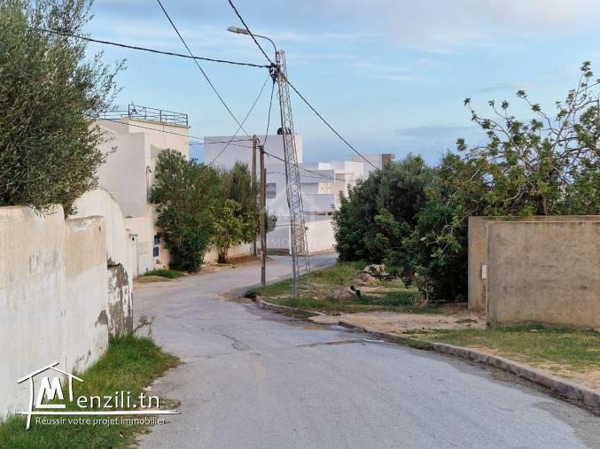 Terrain vue de mer de 1122 m² à vendre à Hammamet Nord