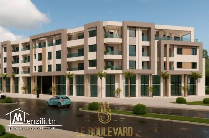 Appartement S2 avec terrasse vue mer à sidi Mahersi Nabeul