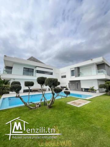 Villa de maître S6 avec piscine à Mrezge Hammamet