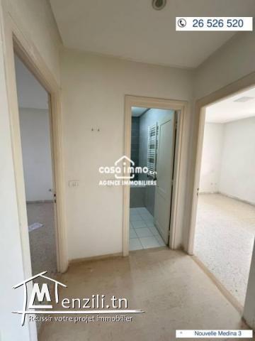 A louer appartement s2 à nouvelle médina 3