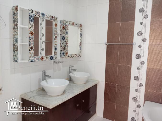 À louer – Étage villa S+3 à Riadh EL Andalous (Ariana)