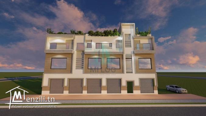 Local commercial sur 3 Etage de 1000 m² a Mhamdia