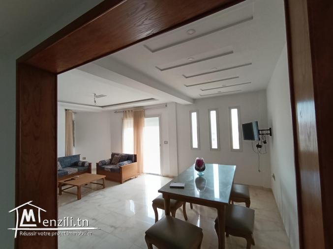 Un appartement S+2 -130m² - 200m de la plage