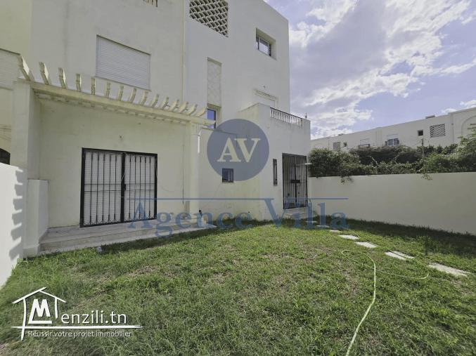 un duplex s3 à la soukra avec jardin