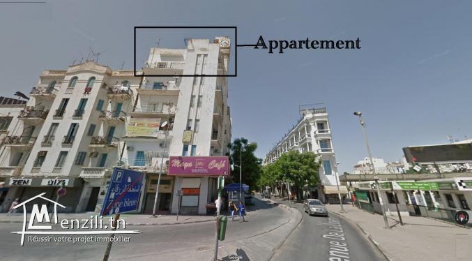 Appartement (S + 3) à louer au centre ville de Tunis belle emplacement