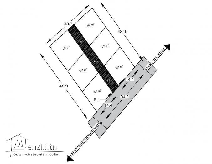 Terrain à vendre 32 000 DT – Opportunité à saisir !