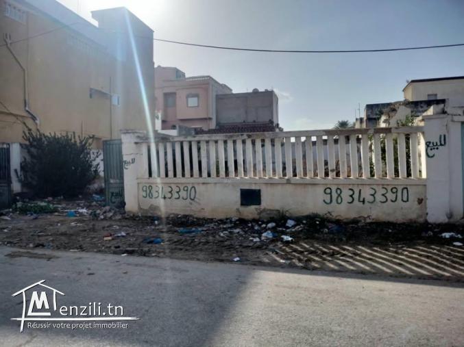 Terrain 374 m² au Bardo – Derrière Forum, rue 20 Mars